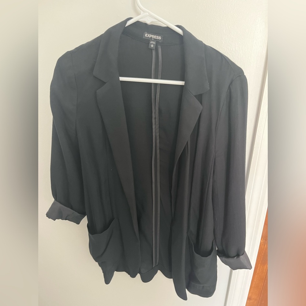 Express Open Front Blazer - Picture 2 of 3